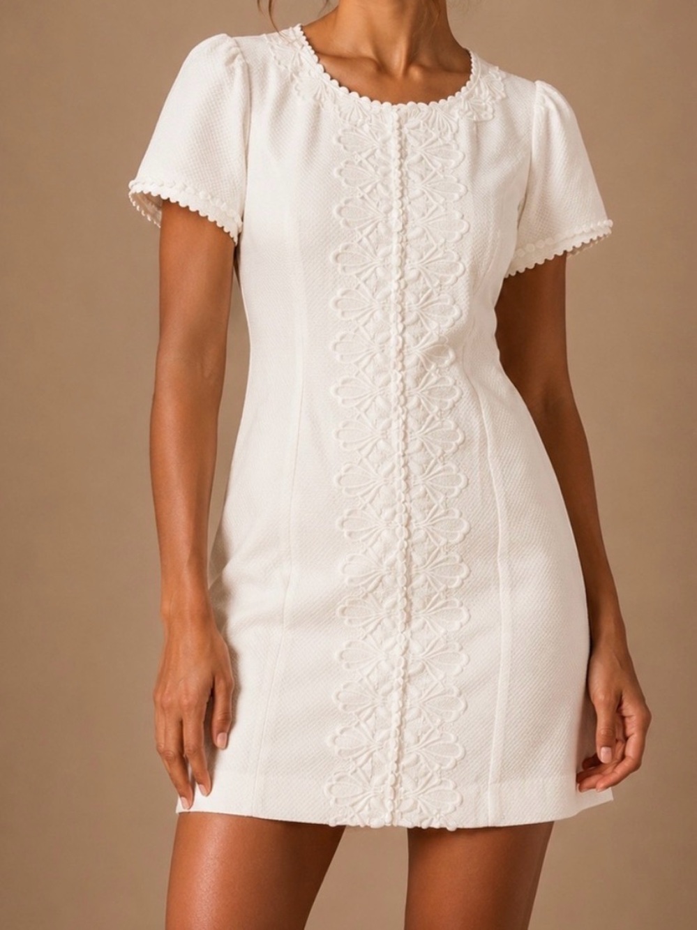 Lilly Pulitzer White Embroidered Mini Dress
